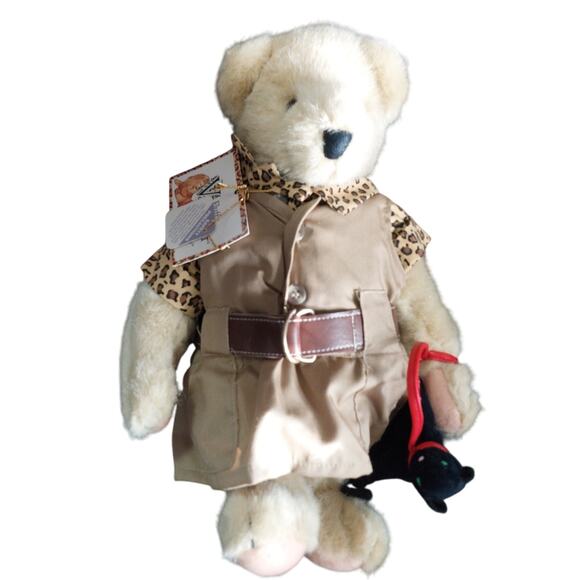 VINTAGE NWT! CORNELIUS VANDERBEAR, "OUT OF AFRICA" W/BLACK PANTHER! ORIG TAGS! - Picture 9 of 9